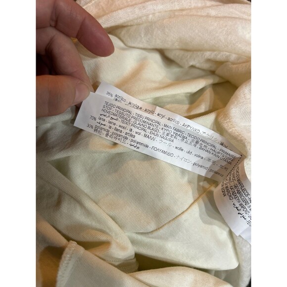 ZARA ZW Collection Women’s Wool Blend Jacquard Midi Dress S NWT Fairy Boho - Picture 8 of 10